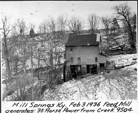 Historic gristmill at Lake Cumberland