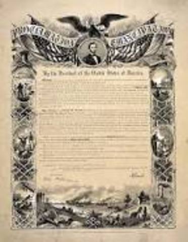Emancipation Proclamation is announced