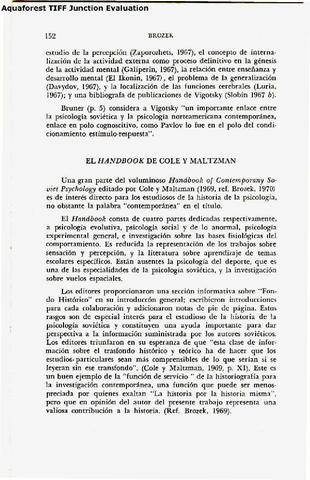 Vygotski presenta un ensayo sobre Los métodos de investigación reflexológica y psicológica