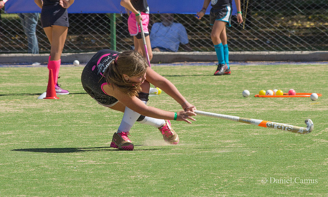 Fiorella empezó hockey en el GEBA