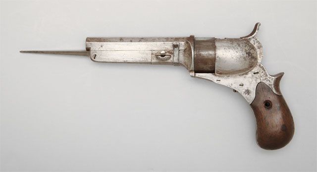 1835 - The first Colt revolver.