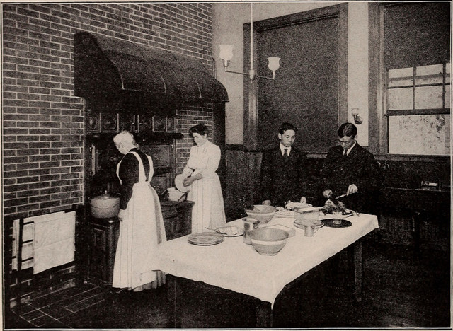 The first American culinary school, The Boston Cooking School
