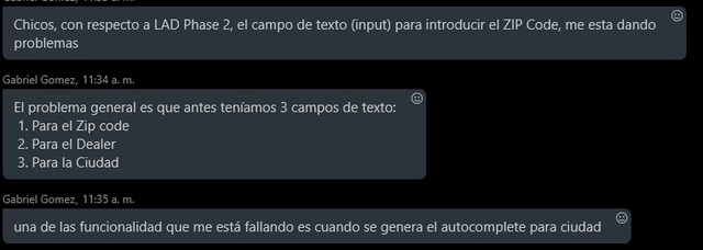 1ER INCUMPLIMIENTO DE DD - SE DETIENE EL TESTEO