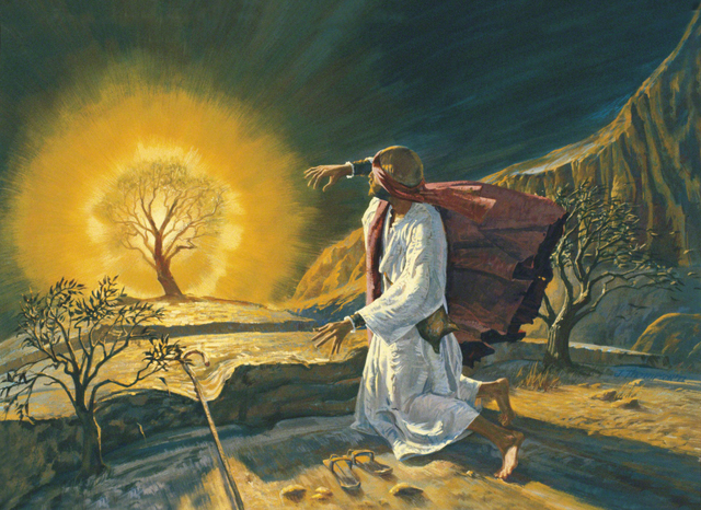 Moses Sees the Burning Bush