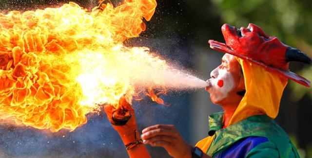 Se origina la danza de los "Diablos de Arlequinos"