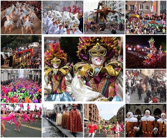 Llegada del Carnaval a América