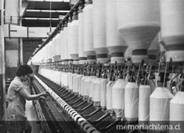 La industria textil en términos de algodón se convirtió en la mas importante en terminos de valor