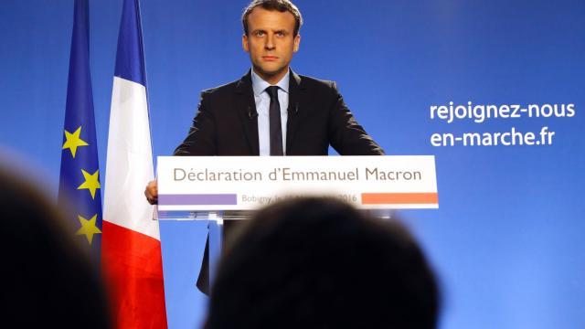 Déclaration de candidature d'Emmanuel Macron