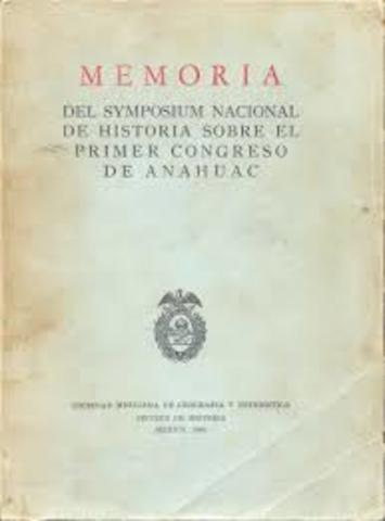 Fundación del Congreso de Anáhuac
