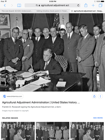 agricultural adjustment act