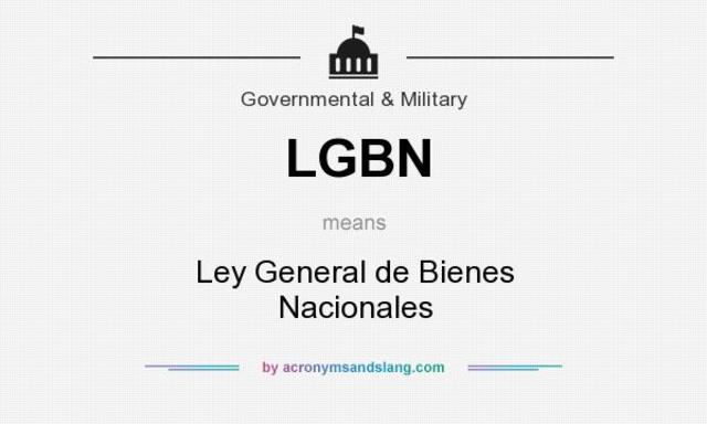Ley General de Bienes Nacionales