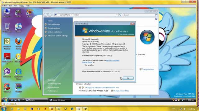 2007 WINDOWS VISTA