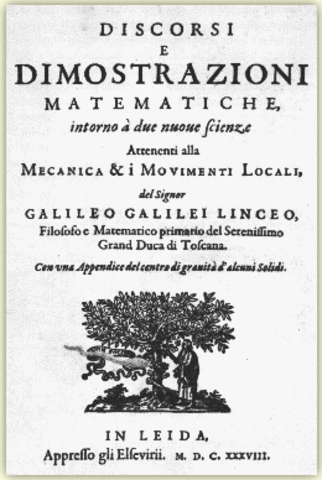 Γαλιλαίος :Discorsi e Dimostrazioni Matematiche Intorni a Due Nuove Scienze