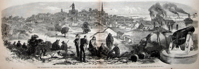 Confederates surrender at Vicksburg