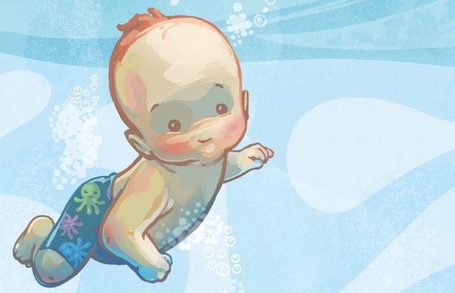 Iniciación acuática para bebés