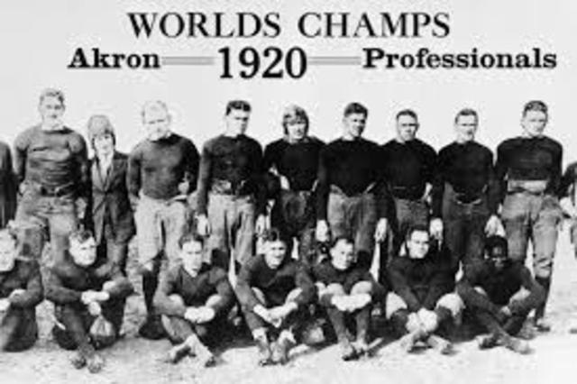 The American Professional football league