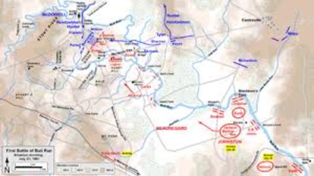 First Battle of Bull run is fought
