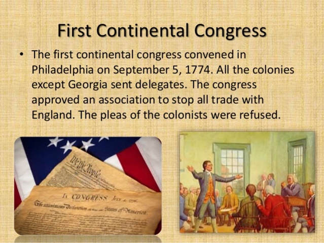 First Continental Congress