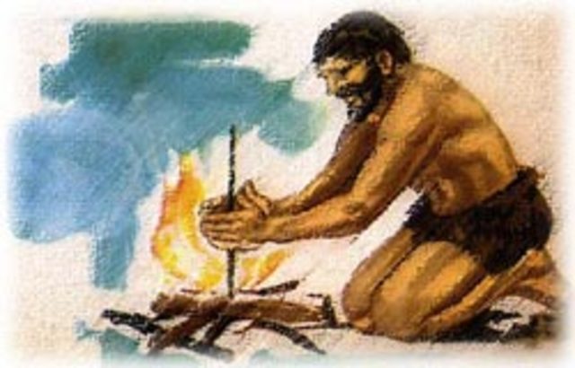 The first nature lamp, the torch