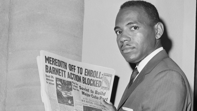 James Meredith enrolls at old miss