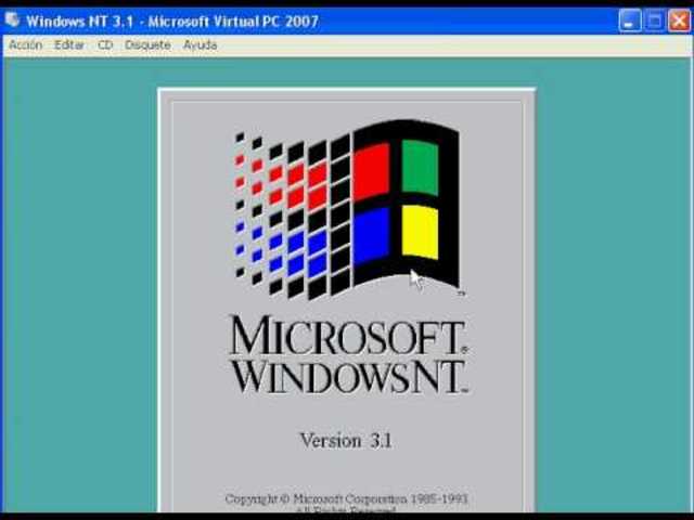 WINDOWS NT 3.1