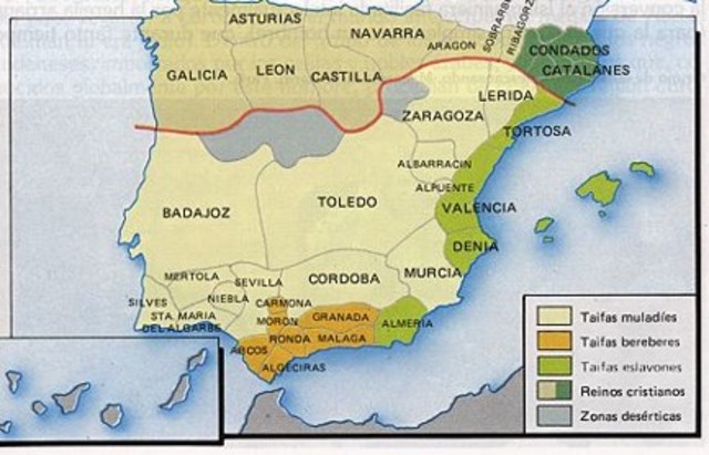 Al-Andalus se fragmenta en taifas (XI)