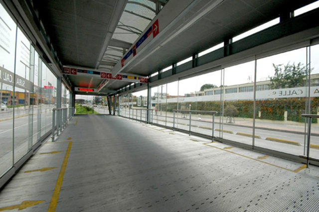 Inauguración del transmilenio