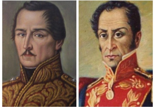 Bolívar desciende ante una herida