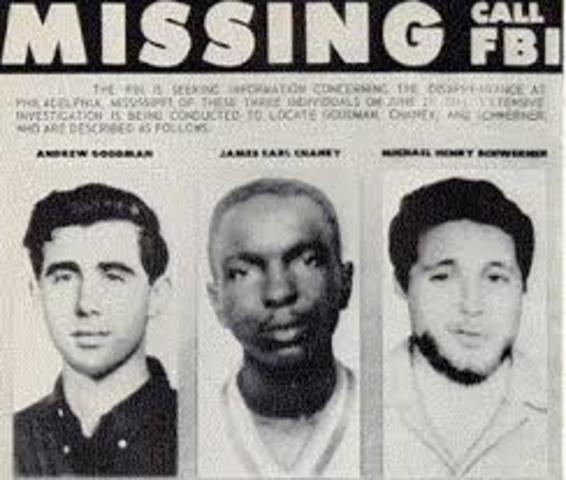 Freedom Summer (date of disappearance)
