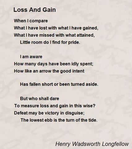 “Loss and gain”, Newman John Henry (Inglaterra)