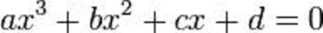 Resolução da Eq. do 3º grau