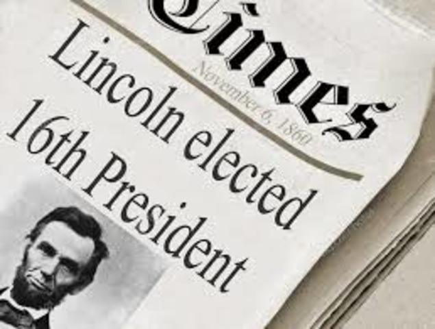 Lincoln elected president