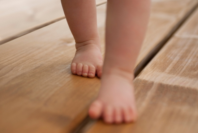 At two years old, I took my first step