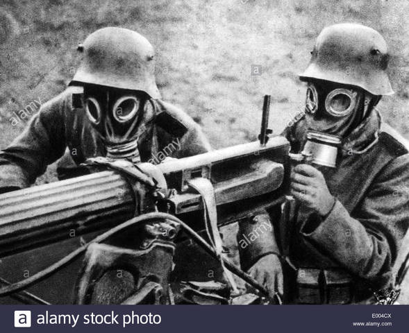 First Use of Gas as a Weapon by the Germans