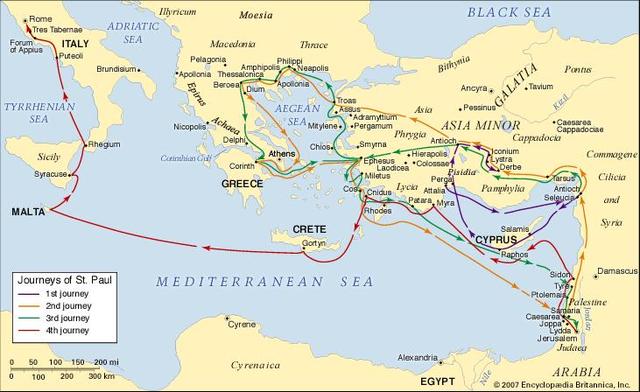 Paul Begins His Missions