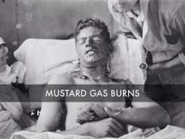 First use of gas as a weapon by the Germans