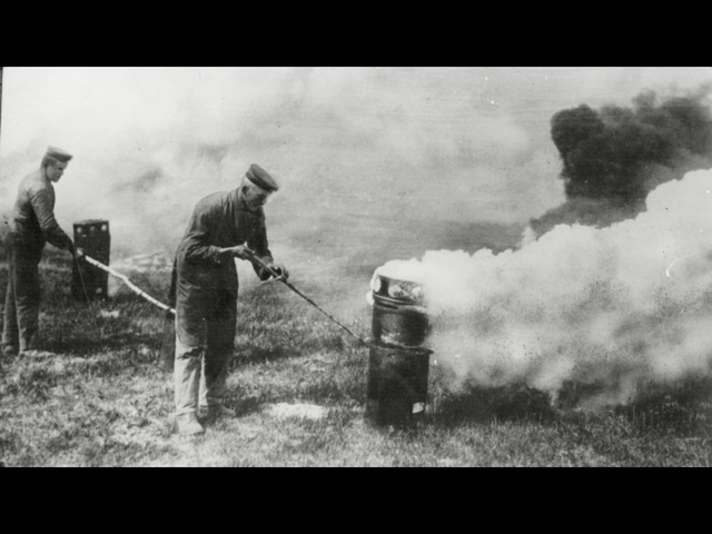 First use of gas as a weapon by the Germans