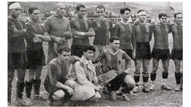 LA PRIMERA EDICIÓN DE LA LIGA, AZULGRANA