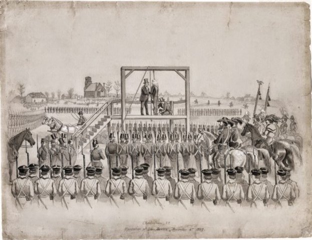 John Brown is hanged