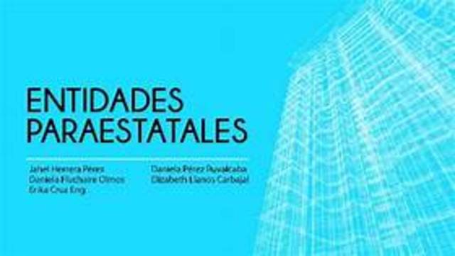 Integración de entidades paraestatales