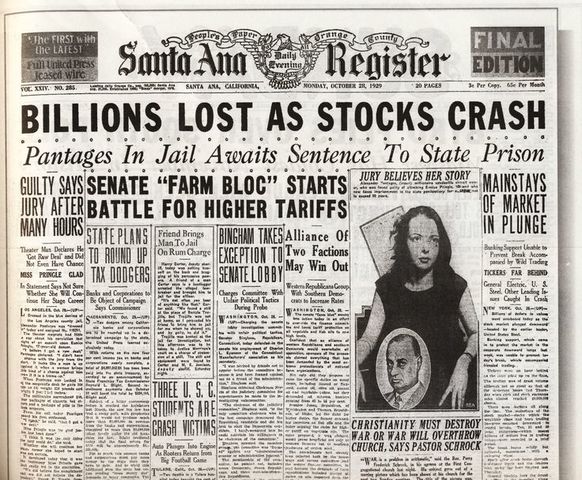 US Stock Market Crash