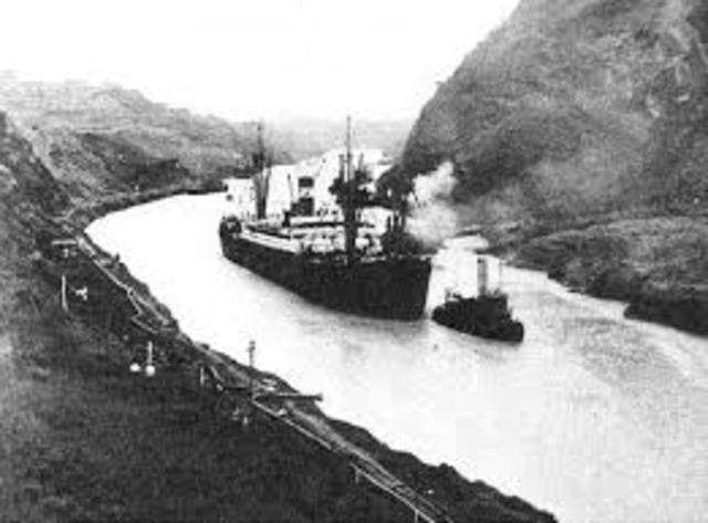 Opening of Panama Canal
