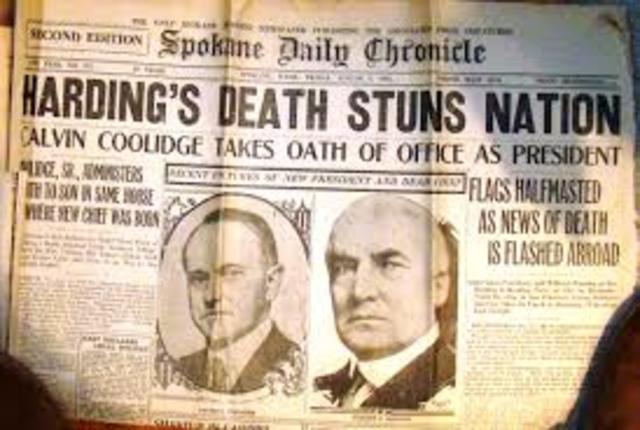 Death of Harding