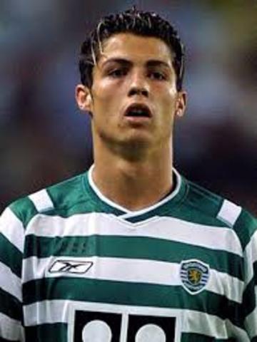 Empezó  la carrera de futbolista