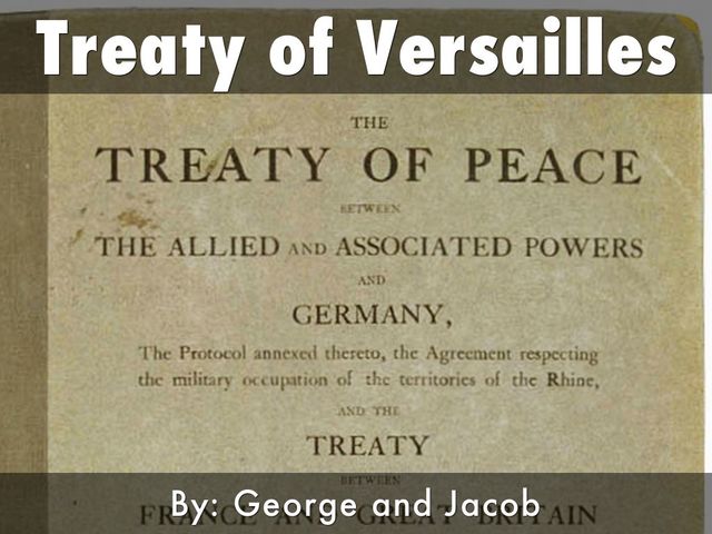 Treaty of Versailles