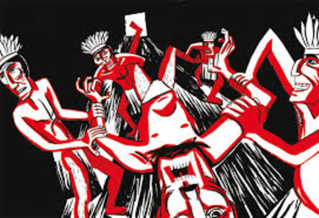 La noche boca arriba