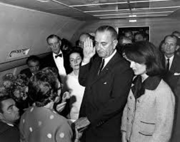 President Lyndon Johnson Takes Over
