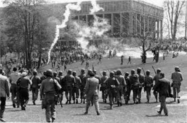 National Guard Troops Kill Student Protesters at Kent State