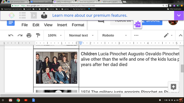 Children Lucía Pinochet Augusto Osvaldo Pinochet most of them are alive other than the wife and one of the kids lucia pinochet died 2 years after her dad died