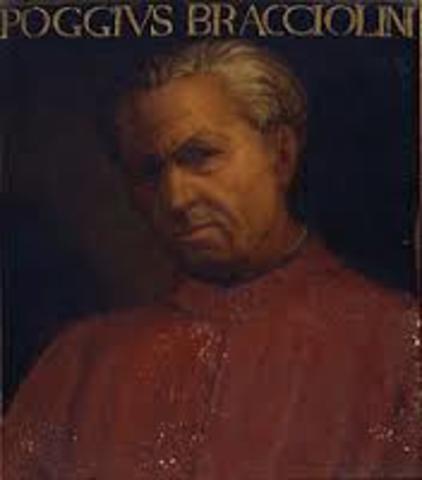 Poggio Bracciolini cancelliere della Repubblica